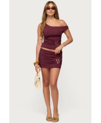 Women's Kenia Abstract Ring Mini Skirt