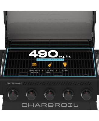 Performance Series FlavorMax 5-Burner Gas Grill - Black