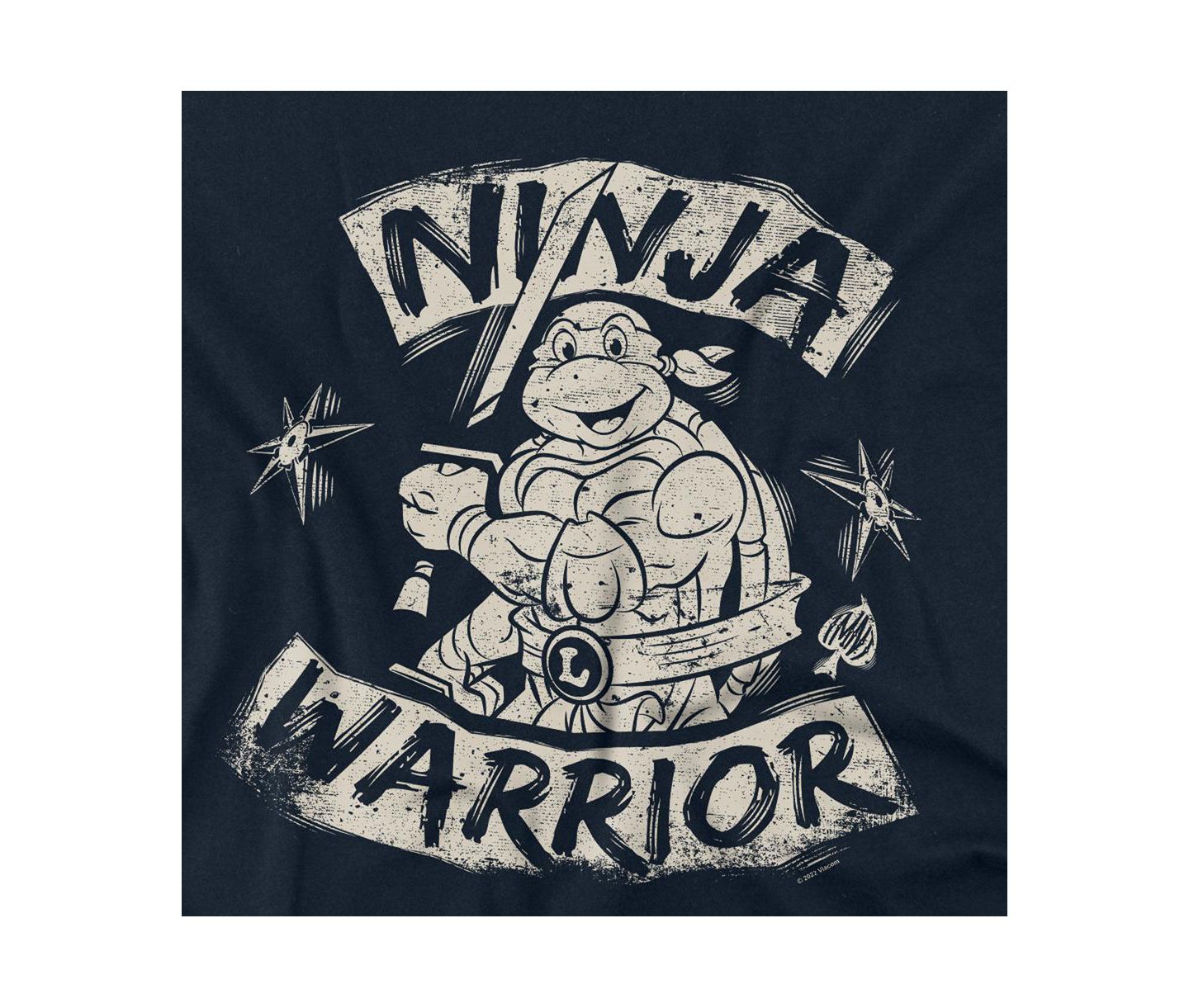 Мужская футболка Teenage Mutant Ninja Turtles Tmnt Ninja Warrior, цвет: Тёмно-синий — фото 3
