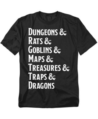 Men's Dungeons Dragons Dungeon Checklist T-Shirt
