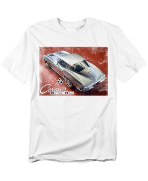 Мужская футболка Corvette Stingray, цвет: Белый