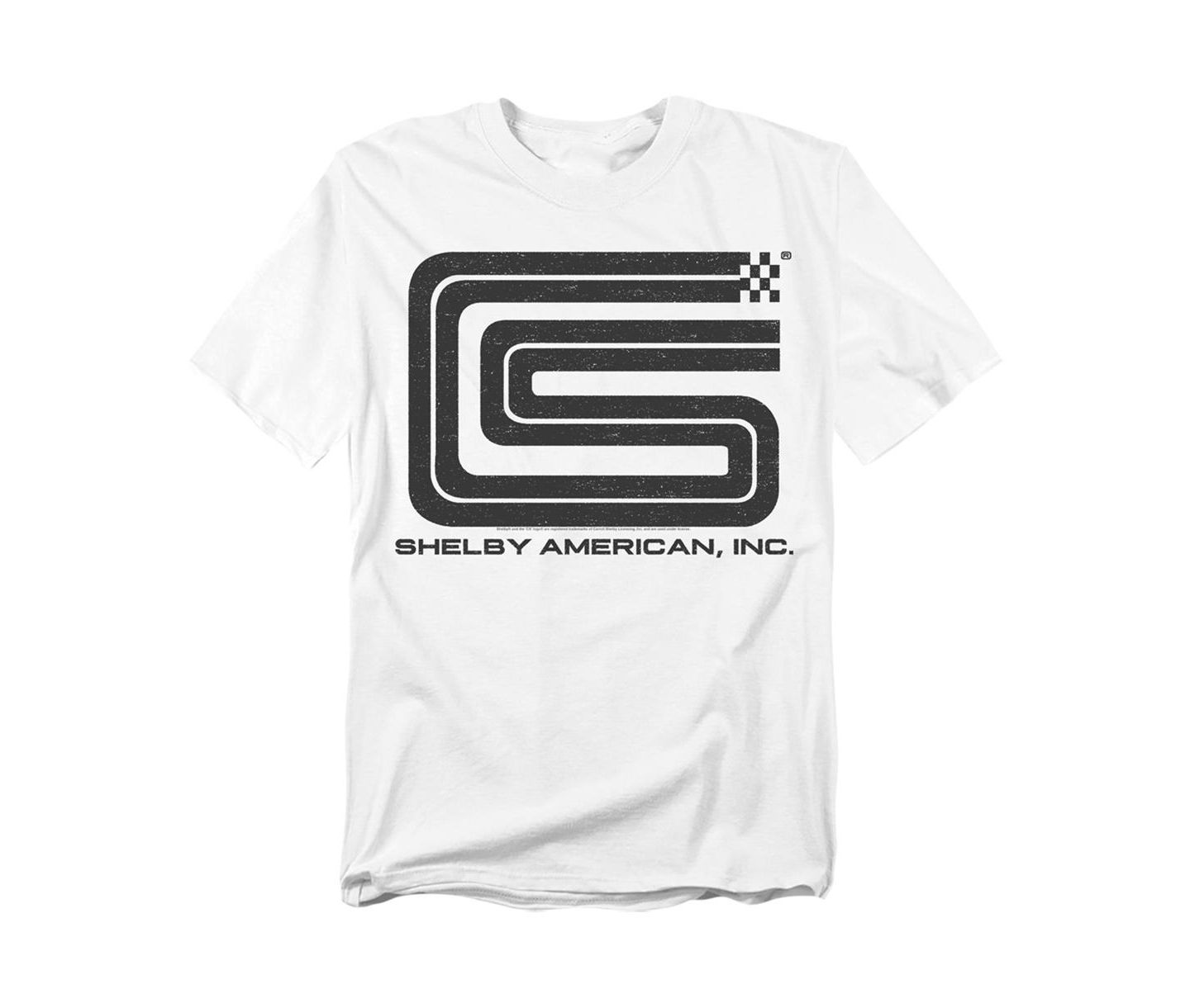 Мужская футболка Shelby Cobra Carroll Shelby Vintage Crew Shirt T-Shirt, цвет: Белый — фото 1