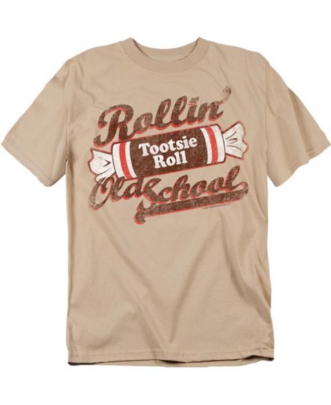 Мужская футболка Tootsie Roll Big & Tall Old School, цвет: Песочный