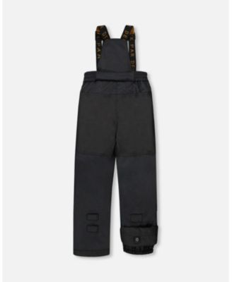 Toddler Boys Two-Piece Play Snowsuit with Colorblocked Jacket Black - Toddler|Child