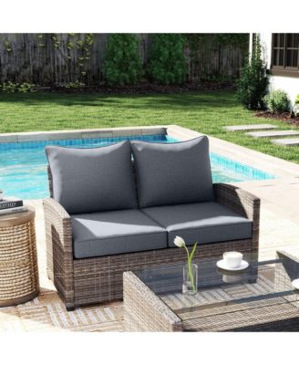 4 Outdoor Chair Cushions with Seat & Backrest, 24" x 24"