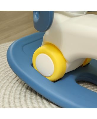 Rocking Horse for Toddles with Detachable Push Handle & Balance Board