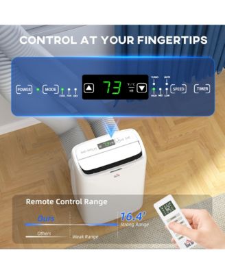 14,000 BTU Cooling, Inverter Portable Air Conditioner with Dual Hose