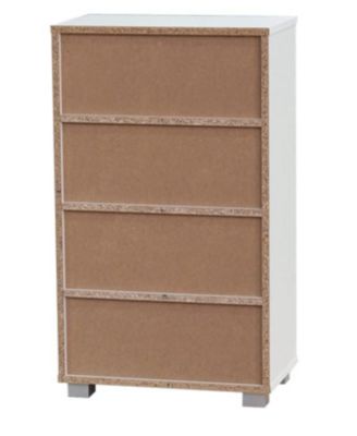 Kids Toy Storage Organize, Children Bookcase with Drawers, White/Blue