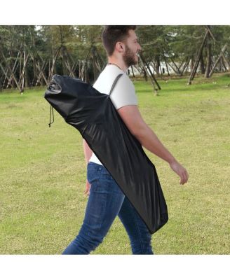 Portable 38 Inch Oversized High Back Camping and Fishing Folding Chair