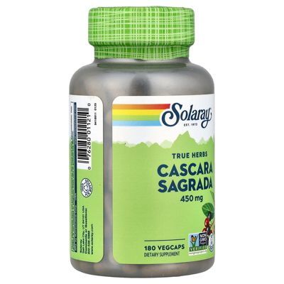 Cascara Sagrada  True Herbs  450 mg  -  180 VegCaps