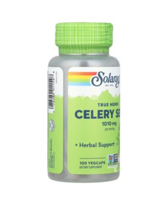 True Herbs  Celery Seed  -  100 VegCaps (505 mg per Capsule)