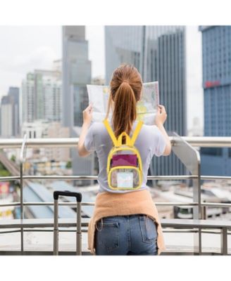 Clear Mini Backpack Stadium Approved for Little Boys & Girls, Transparent Backpack for Concert, Festival, Sport Events