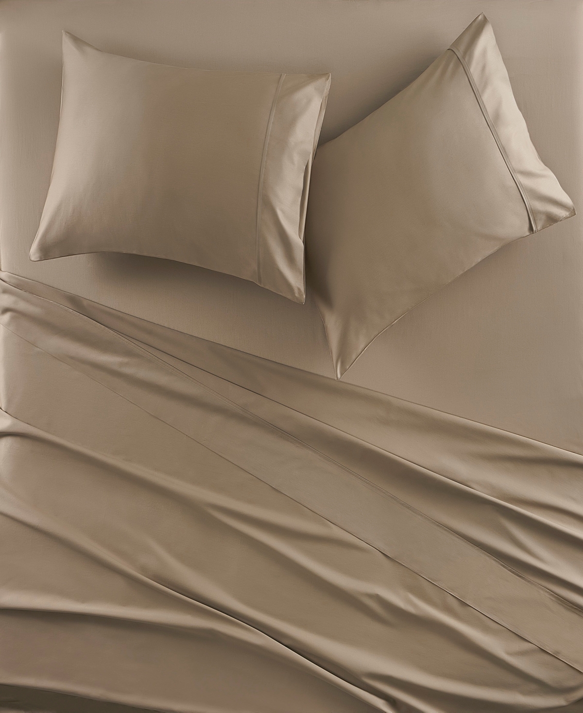 J Queen New York Premier 300 Thread Count Sateen 2-pc. Pillowcase, Standard In Brown