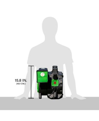 1 HP Green Inflatable Blower - 16G, Stackable Design, 25ft Cord for Quick Setup