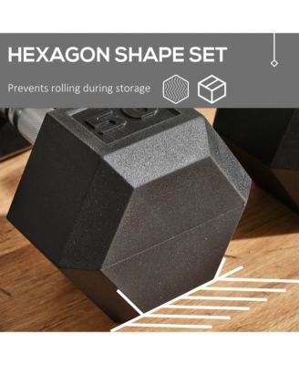 50bs/Single Set of 2 Dumbbell Weights for Home Gym Cardio Exercise