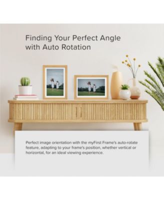 Smart WiFi Digital Photo Frame myFirst Frame Live 10 Inch LCD Touch Screen, Auto-Rotate, 32GB Memory with Cloud Storage