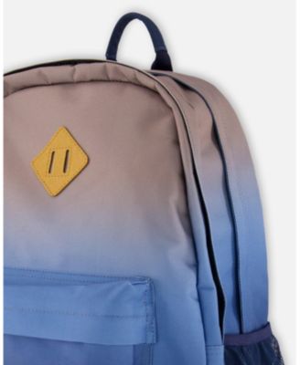 Boy Kids Backpack Blue and Beige Gradient - Toddler|Child