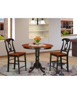 3 Pc pub Table set - Small Kitchen Table and 2 counter height stool