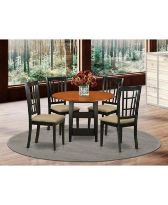Dining Room Set Black & Cherry