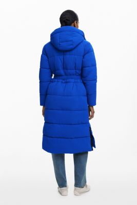 Women's Long padded coat with belt