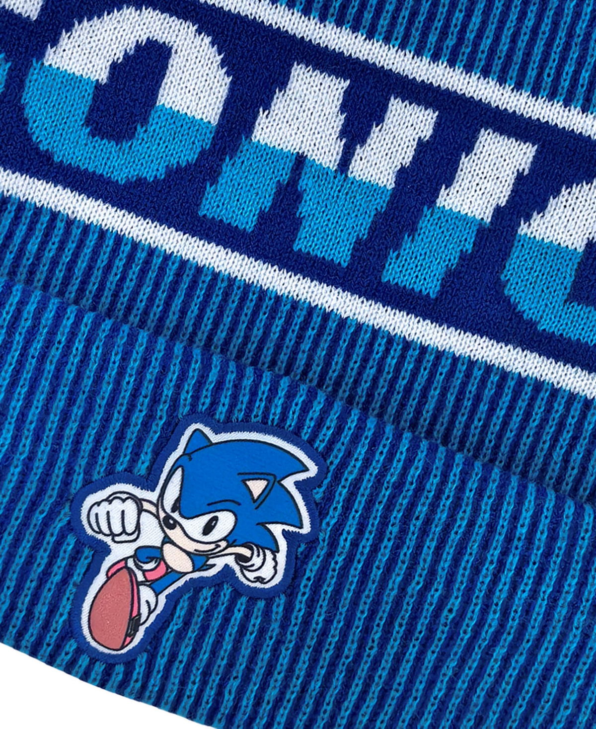 Sonic Big Boys 2-piece Hat And Ribbed Knit Gloves Set In Blue