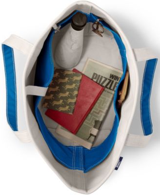 Large 5 Pocket Open Top Canvas Tote Bag