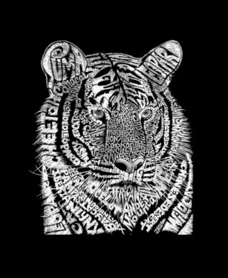 Plus Size Big Cats Word Art Tank Top