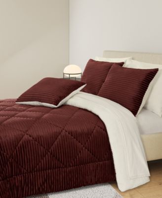 Everett Plush 3-Pc. Comforter Set, King/California King