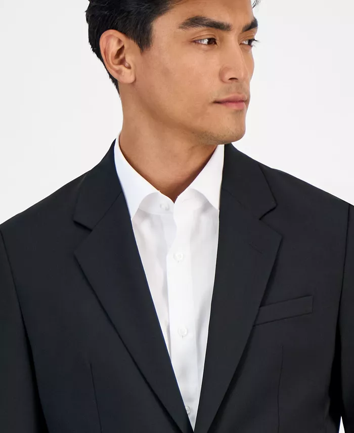 Men's Modern-Fit Solid Wool-Blend Suit Separate Jacket - thumbnail 8
