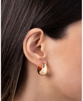 14k Gold Small Bubble Hoops