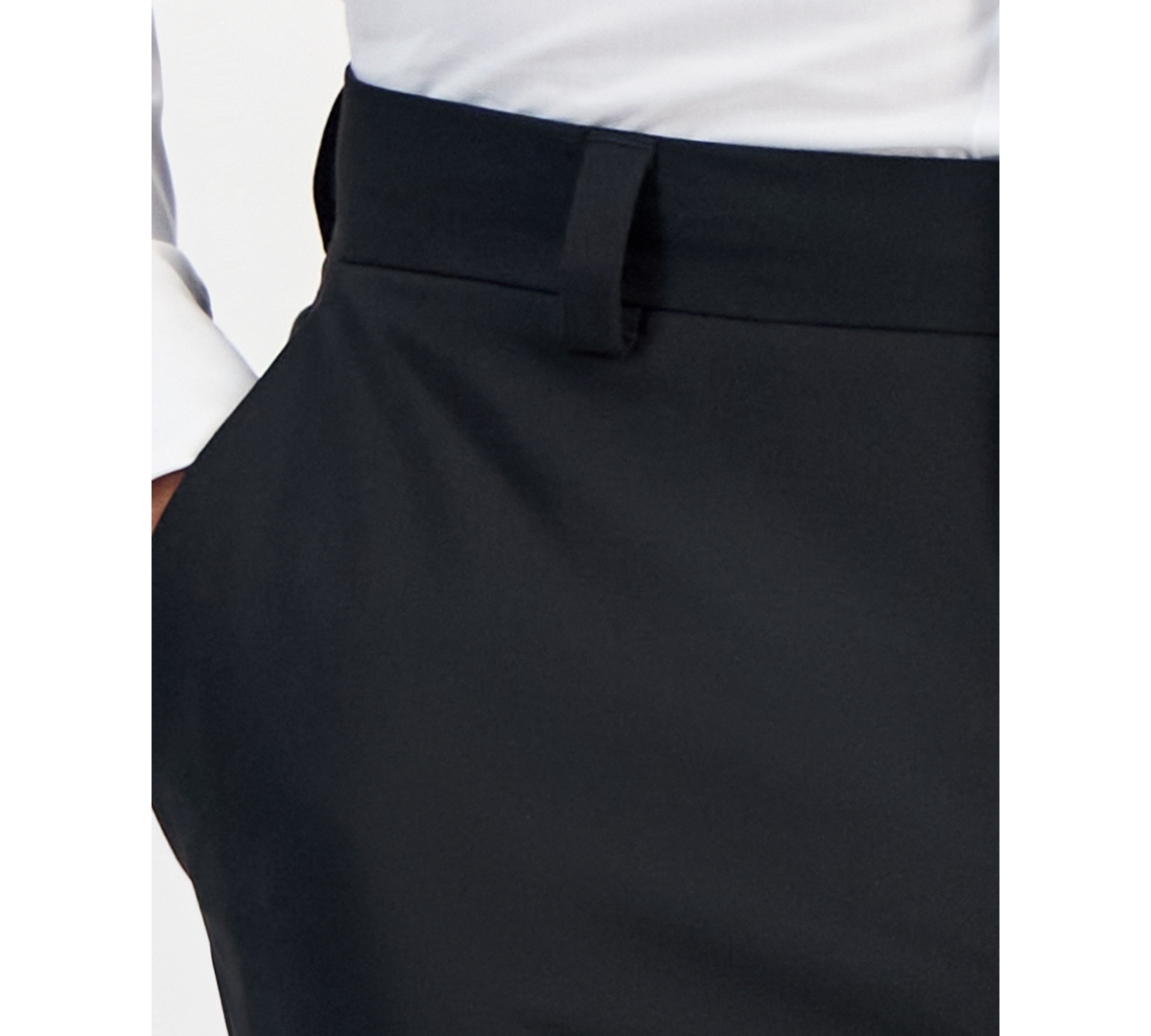 Hugo Boss Hugo By  Men's Modern-fit Solid Wool-blend Suit Separate Pants In Black