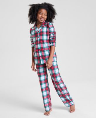 Holiday Lane - Kids 2T-16 Merry Plaid Pajama Set