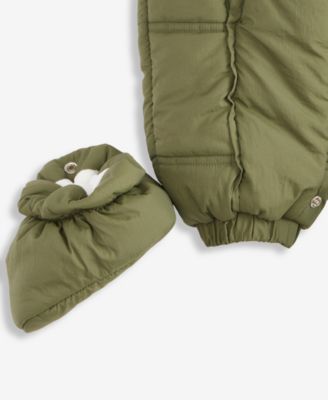 Baby Boys Hooded Solid Footed Snowsuit, Macy's Exclusive