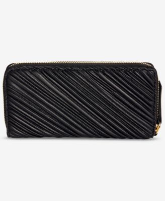 Boxed Hazel Ruched Zip-Around Wallet, Macy's Exclusive  