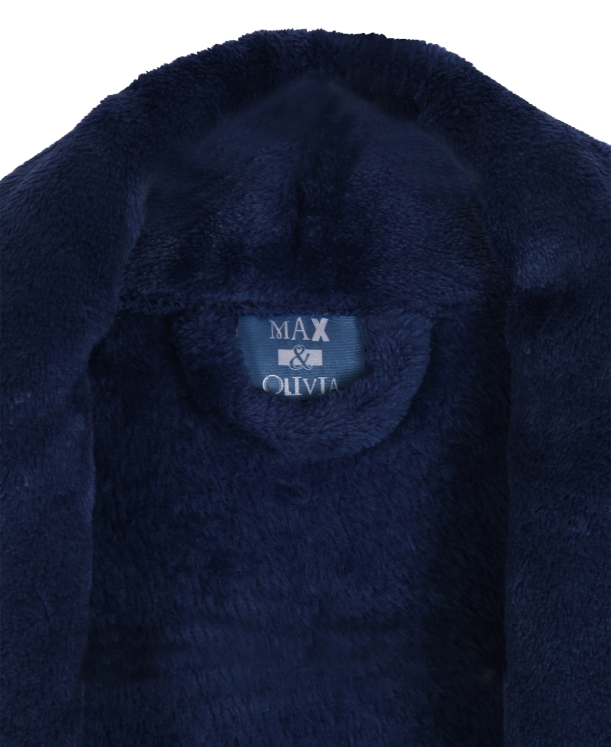 Max & Olivia Little And Big Boys 2-piece Flannel Fleece Robe And Slippers Set In Blue