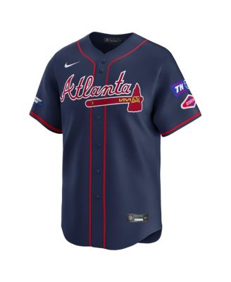 Men's 25 Navy Atlanta Braves 2025 MLB Speedway Classic Alternate Limited Jersey