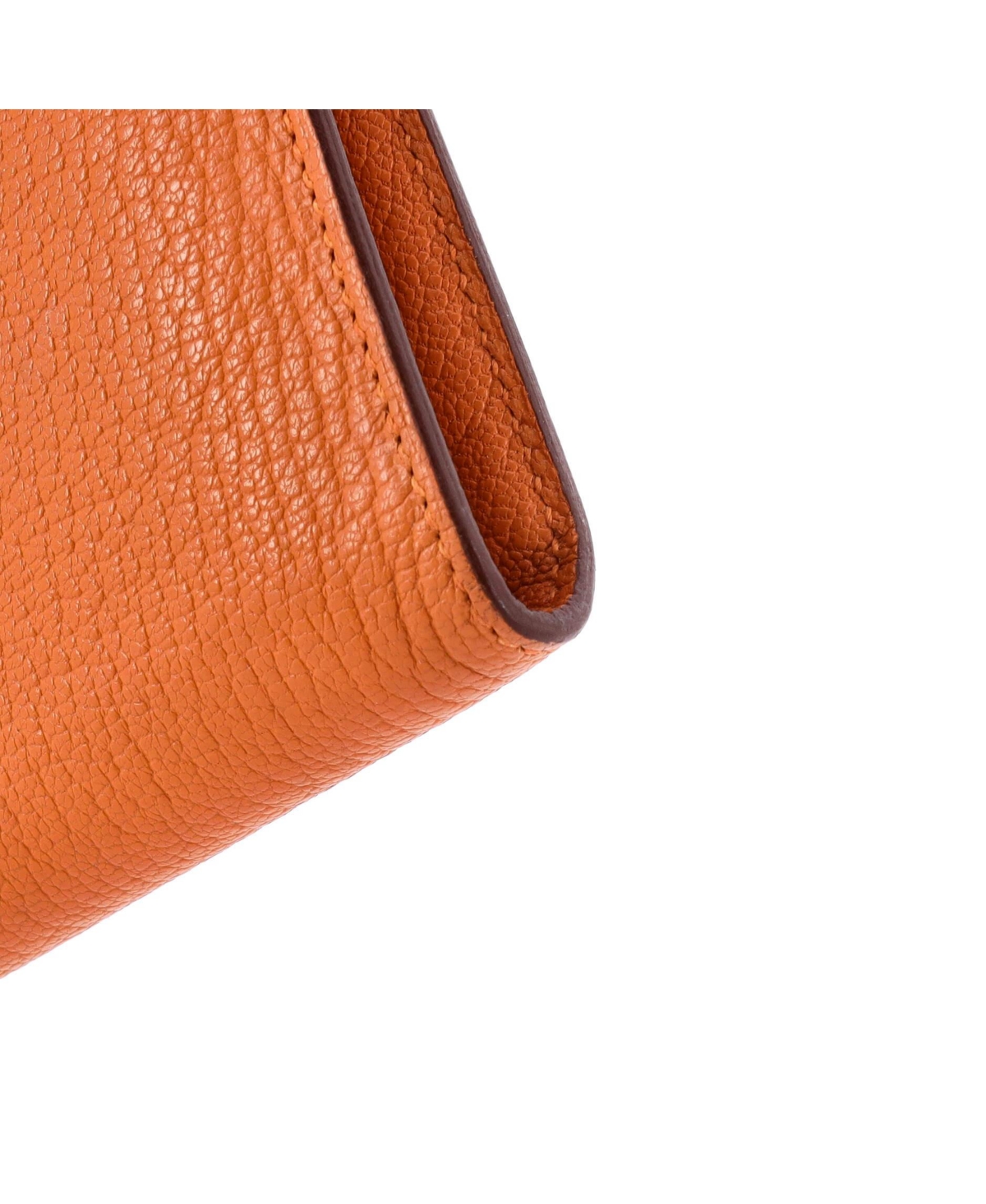 Pre-Owned Hermes Long Kelly Wallet Chevre Mysore