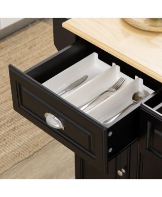 Kitchen Island on Wheels Kitchen Storage Cabinet Utility Cart