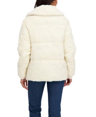 Women's Faux Fur Collar Puffer Jacket
