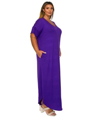 Plus Size Scarlett Pocket Maxi Dress