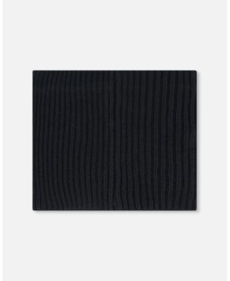 Kids Unisex Mid-Season Knit Neck Warmer Black - Toddler|Child