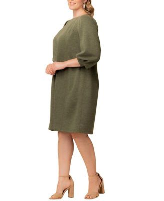 Plus Size Madison Sweater Knit Shift Dress