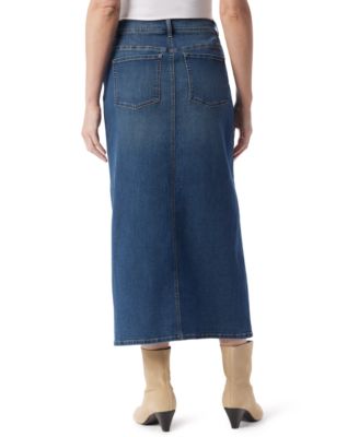 Women's Five Pocket Straight Cut Maxi Skirt