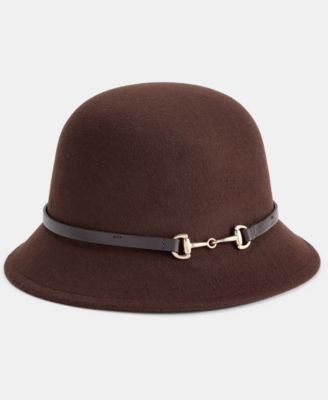 Giani Bernini - Horsebit Felt Cloche Hat