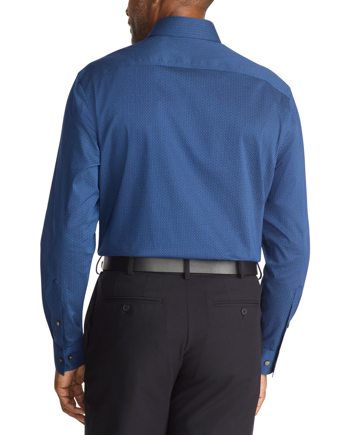 Van Heusen Men's Regular Fit Dress Shirt In Blue