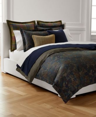 Henry Cotton Sateen Reversible 3-Pc. Duvet Cover Set, Full/Queen