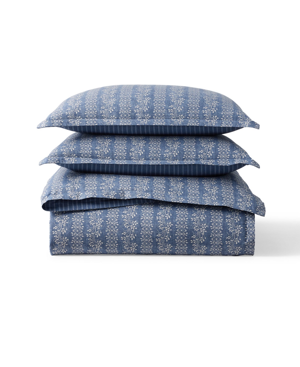 Lauren Ralph Lauren Gena Soft Cotton Reversible 3-Pc. Duvet Cover Set