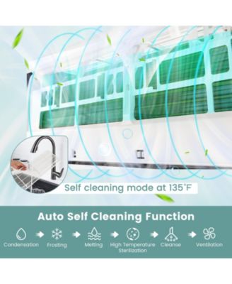 12000 BTU Mini Split Air Conditioner 21 SEER2 AC Unit w/ Heat Pump & Remote Control