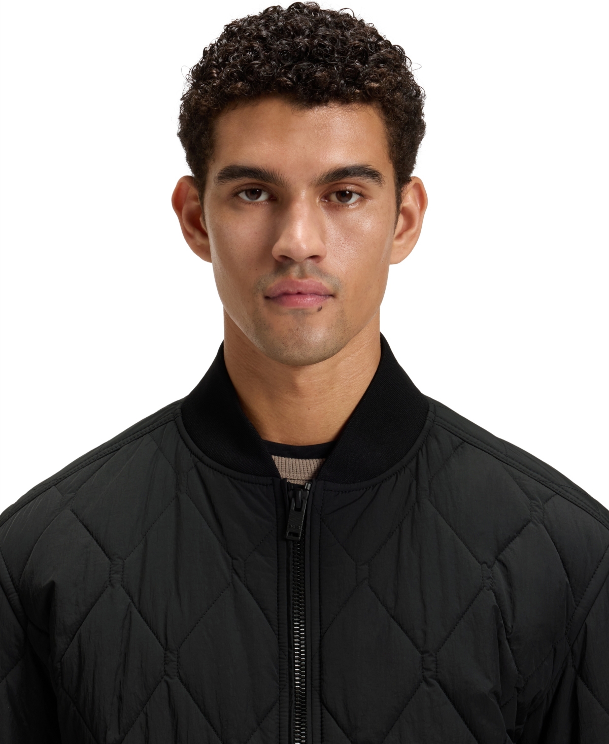 Hugo Boss Onion-quilted Jacket With Water-repellent Finish In Multi