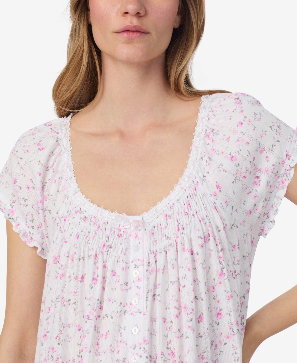 Eileen West Waltz Nightgown In Pink